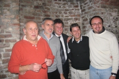 Garlaschelli,Citterio,Nicoli,Paparelli e l'autore del libro Maurizio Martucci